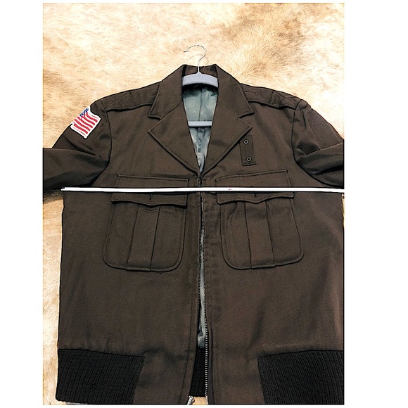 Military Style Bomber Jacket - Picture 10 of 13